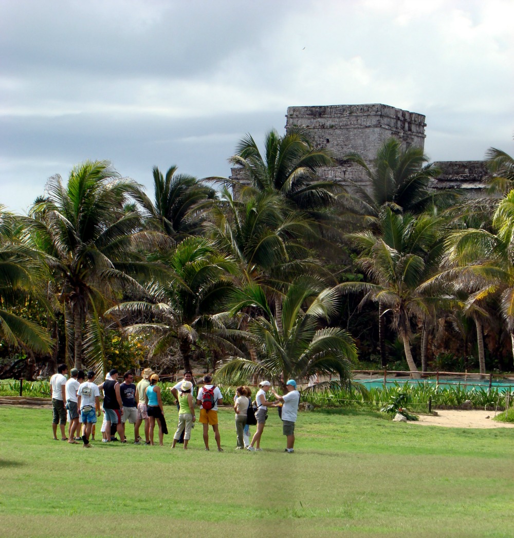 The Tulum ruins by Melody Moser