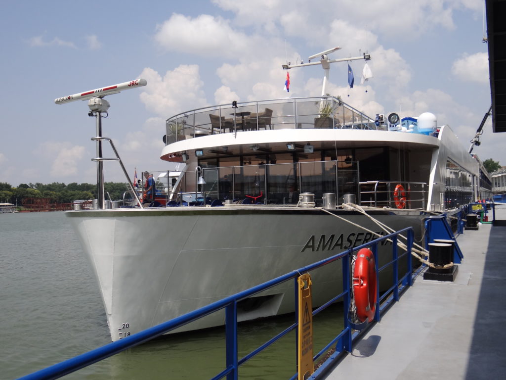 AmaWaterways' AmaSerena in Belgrade / Melody Moser