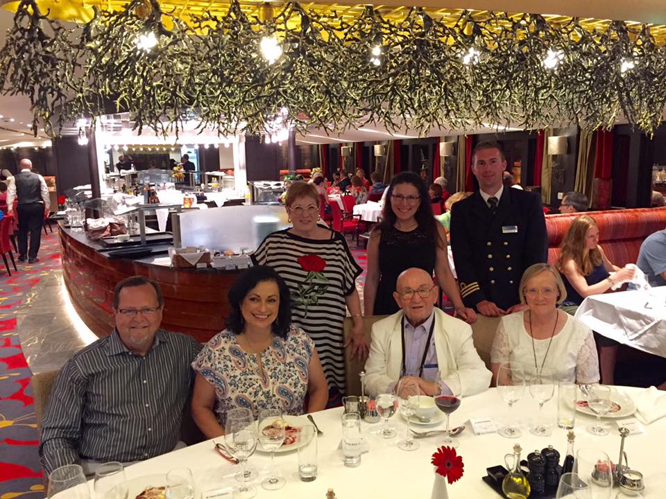 Dining at the Captain's Table on the AmaSerena