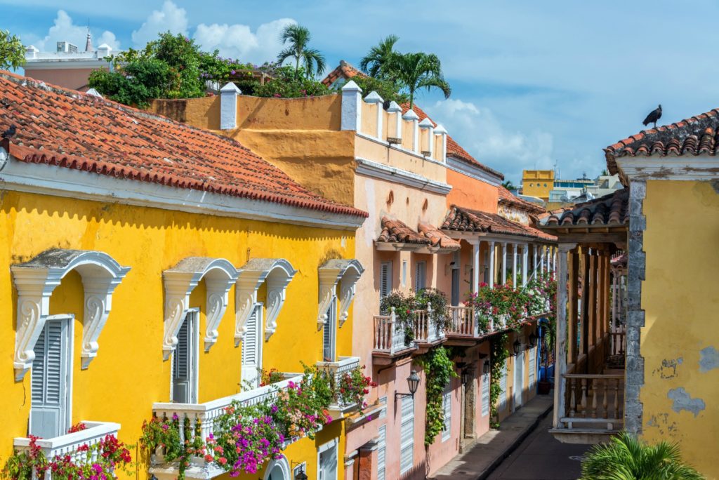 Colonial buildings and balconies in the historic center of Cartagena, Colombia / Jess Kraft, Shutterstock via Lonely Planet