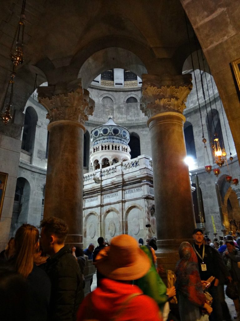 Inside the Church of the Holy Sepulcher / Melody Moser