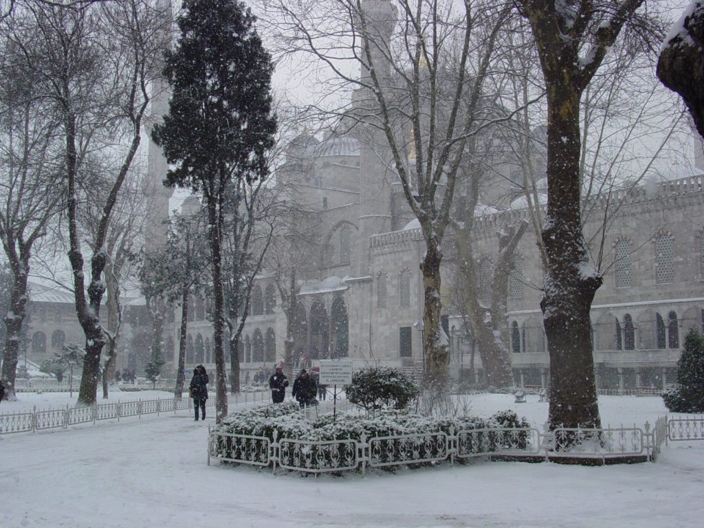 Istanbul with a light dusting of snow / Melody Moser