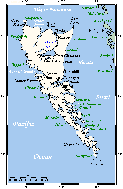 Haida Gwaii was formerly the Queen Charlotte Islands / Image: Kelisi CC BY-SA 3.0