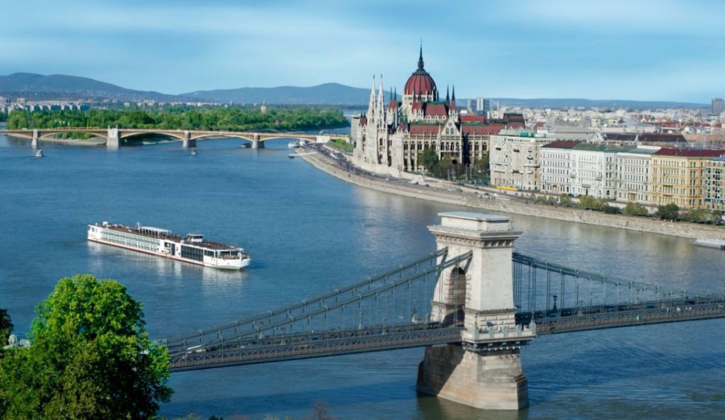Viking Longship in Budapest / Image: Viking River Cruises