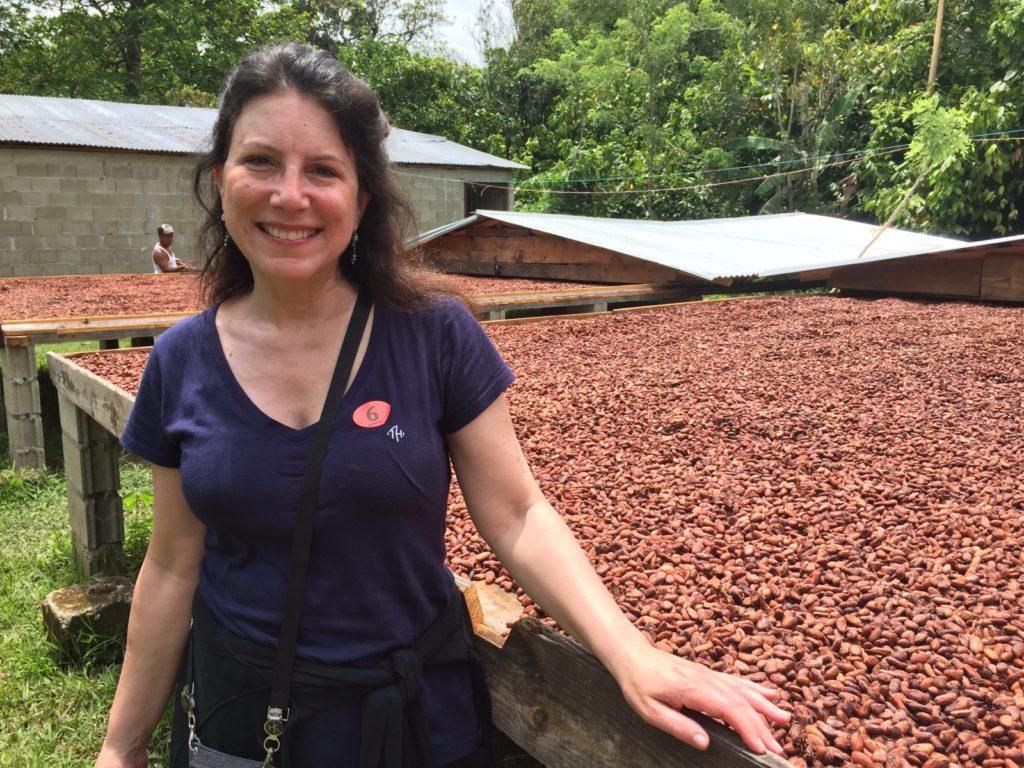 Melody working at a chocolate co-op in the Dominican Republic / Melody Moser