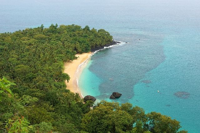 Banana Beach on Principe Island, Sao Tome and Principe, Africa Image: Alfotokunst, Deposit Photos