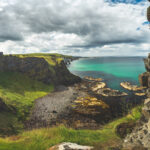 Dunluce Castle overlooks the sea in Northern Ireland