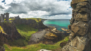 Windswept Dunluce Castle: Romantic Inspiration for Cair Paravel?