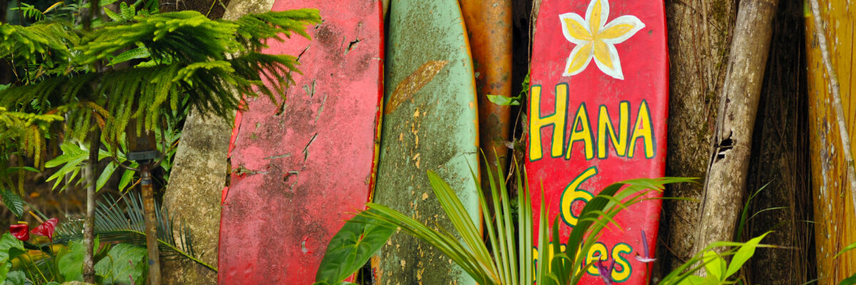 Welcome display on the Road to Hana, hawaii by digital 94086