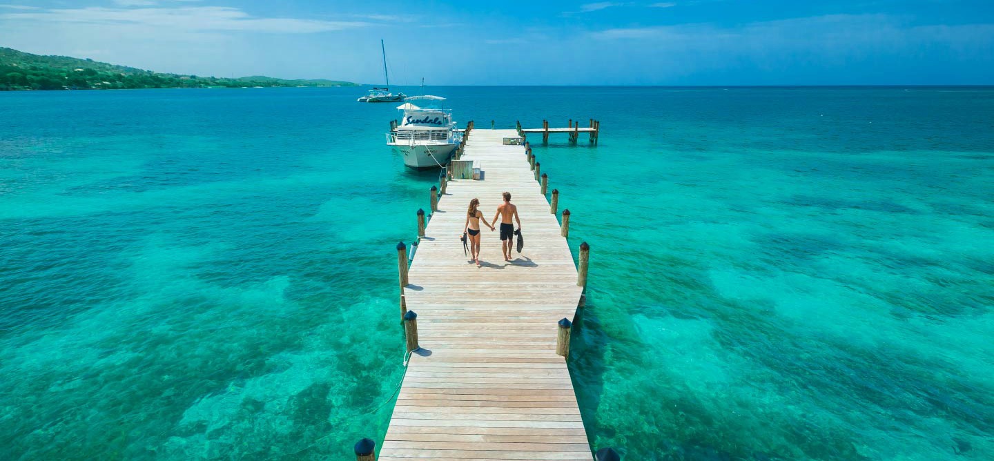 Image: Sandals Whitehouse pier, Jamaica/Sandals