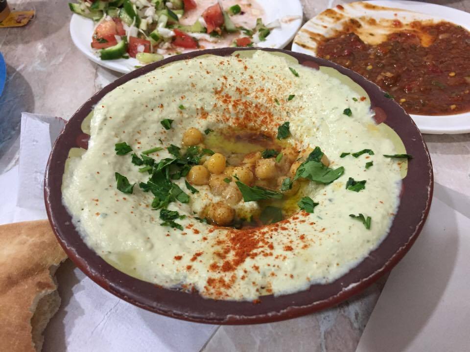 Hummus at Abu Shukri / Melody Moser