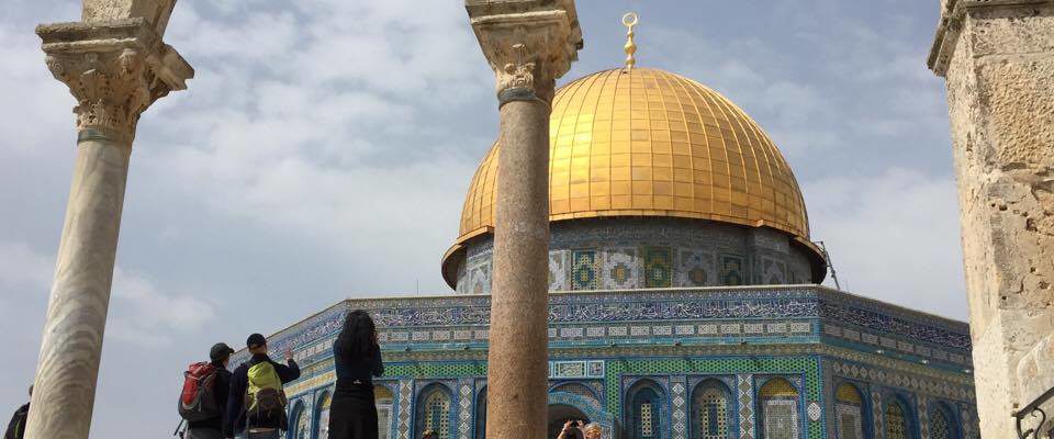 The Dome of the Rock on the Temple Mount, , taken on Sandemans tour of the Holy City in Jerusalem / Melody Moser