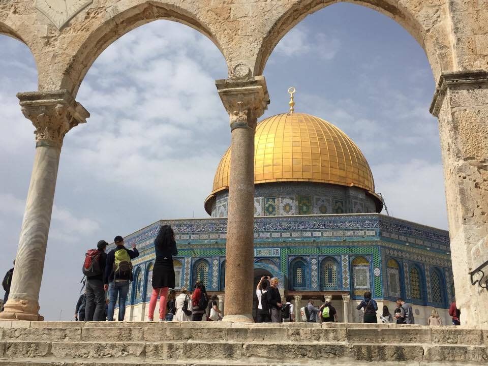 The Dome of the Rock on the Temple Mount, , taken on Sandemans tour of the Holy City in Jerusalem / Melody Moser