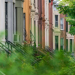 Iconic Brooklyn Brownstones seen on a walking tour of Brooklyn. Photo by Avi Werde