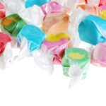 Colorful salt water taffy